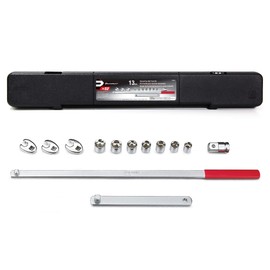 Powerbuilt Serpentine Belt Tool Set, Remove and Install Car Vehicle Serpentine Belts, for Spring-Loaded, Accessories and Storage Case Included - 648629,Silver