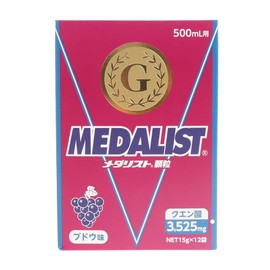 Medalist Grape Flavor, 16.9 fl oz (500 ml), 0.5 oz (15 g) x 12