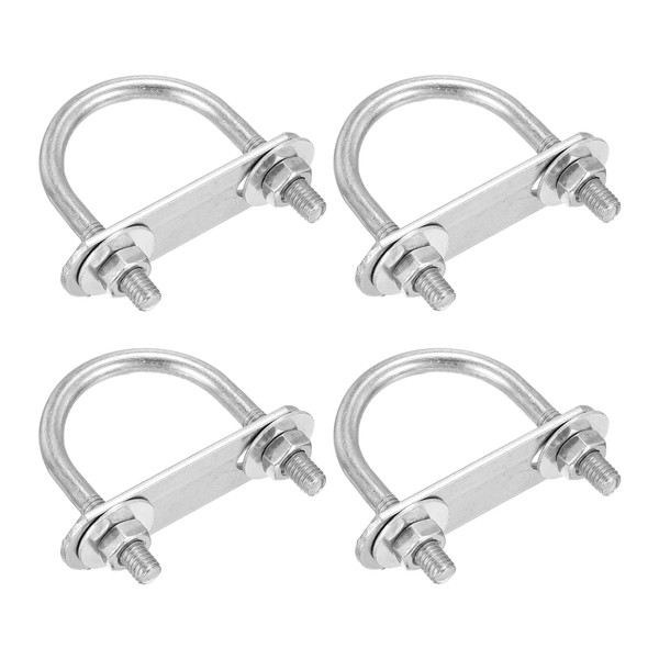 DTGN M6x33x53mm U Bolts Round Kit - 4Set - 304