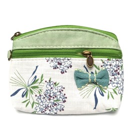 Coin Purse for Women Cute Small Wallets Change Purse Coin Pouch (Green)