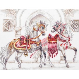 Magic Needle 220-424 ZW Counted Cross Stitch Kit with Counted Pattern Zweigart Edition, Cotton, Multi-Colour, 40 x 31 cm