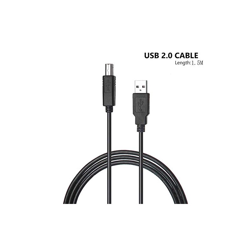 WEARE USB B MIDI Cable USB 2.0 Cord Compatible for