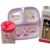 Kids Unicorn Dinner Set - Divided Plate Cup and Metal