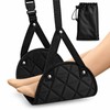 Adjustable Airplane Footrest for Comfortable Travel – Portable Dacron Foot