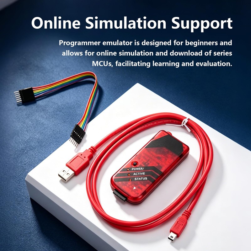 Luatoxry PICkit 3 Programmer Seat, Multifunctional Programmer Emulator Controller with