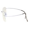 CessBlu Rimless Blue Light Blocking Glasses for Men Reading Computer