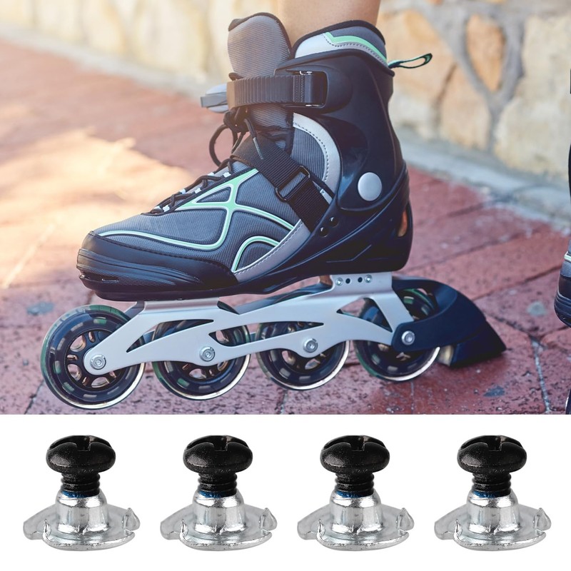 16pcs Snowboard Binding Screw Set, M4x7.5mm Snowboard Binding Hardware Metal