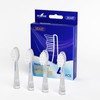 Kids Toothbrush Replacement Heads (White, Large)