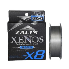 Zalt's 8 Strands PE Line for Bass Fishing XENOS X8 BASS 100m Silver #0.6 Z3206K