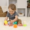 Infantino Squeeze & Stack - Set di 8 Blocchi Morbidi