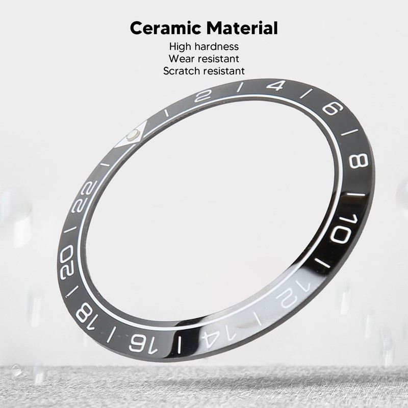 Watch Bezel Insert 41.5mm Ceramic Watch Bezel Ring Repair Replacement