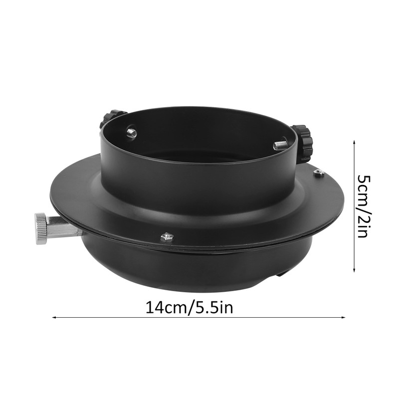 Alloy Black Adapter Ring Convertor for Small Photography Light to