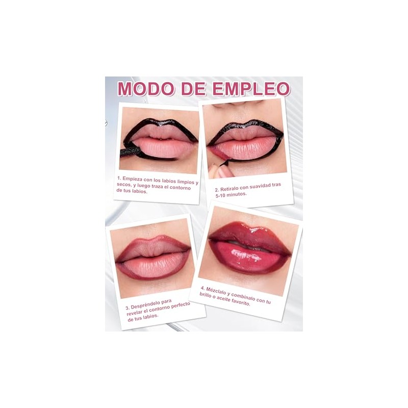 Erinde Tinte de Labios Peel off, Delineador de Labios Peel