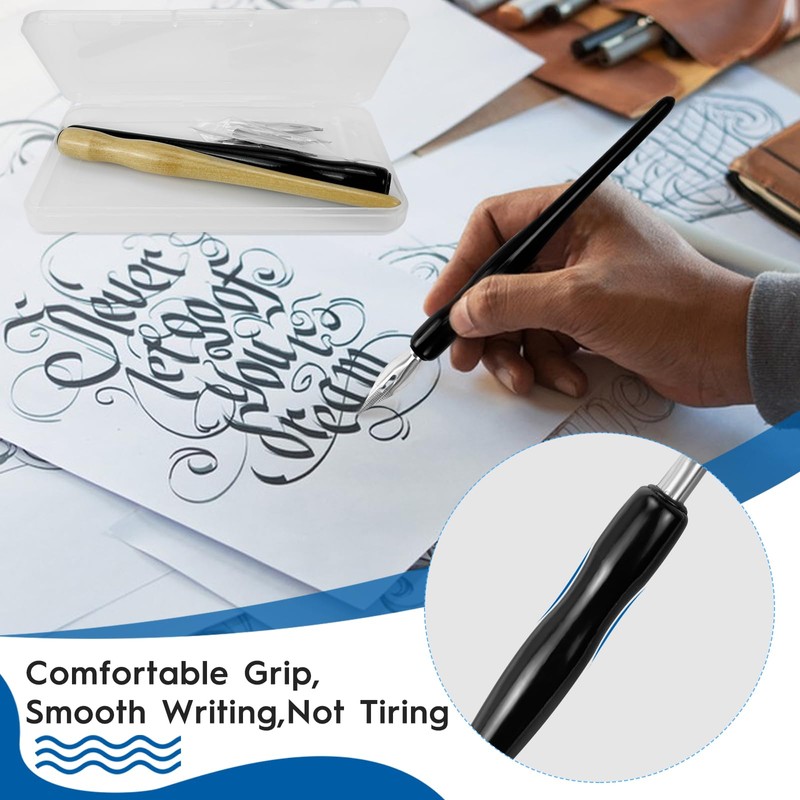 Nib Pen and Holder Set, Nib Pen Set, 125 mm