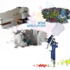 1.0mm Mini HVLP Air Sprayer Airbrush Kit Paint Spraying Tool