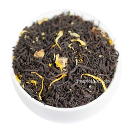 Apricot Tea, Loose Leaf Flavored Black Tea - Caffeinated, Superfruit | bulk 8oz, 80-100 cups | The Spice Hut, First Sip of Tea