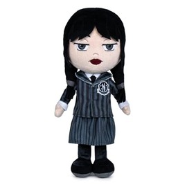 Play by Play Wednesday Wednesday Addams School Divider Plush Toy Height 32 cm