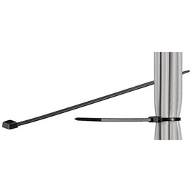 Goobay Cable Ties Weatherproof Nylon Black 203mm 2.5mm 17069