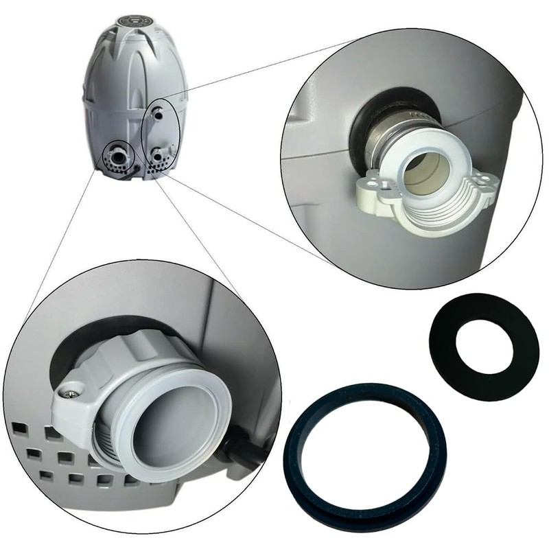 3Pcs Connector Seals Washers for Coleman for Lay-Z-spa,A and B/C