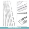 Plastic Ruler 30 cm Pack of 10 Transparent Plastic Straight