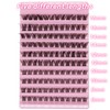 Selawasty 120pcs Lash Clusters DIY Eyelash Extensions Clusters Lashes D