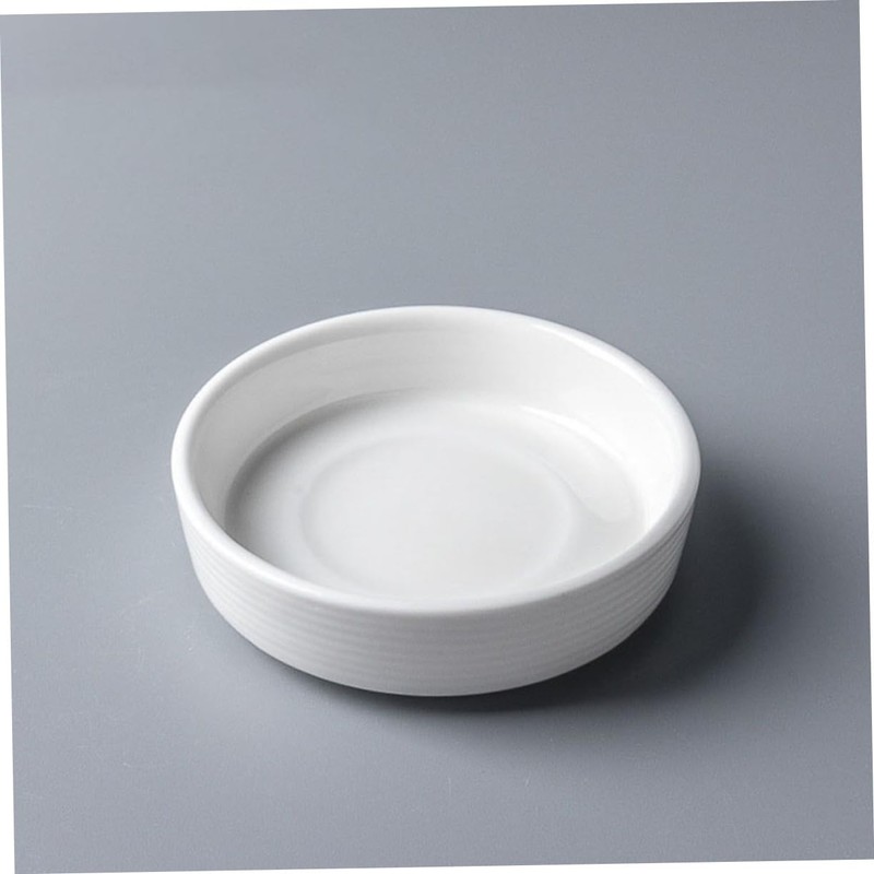 Ciieeo 4Pcs Ceramic Dipping Bowls Multi Function Spice Trays for