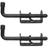 2 PCS Heavy Duty Spring Bolt Latches Black Spring Gate