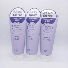 Happybath 해피바스 마이크로 클린 딥 클렌징 폼 150ml x 3개 Happy Bath Micro Clean Deep Cleansing Foam 150ml x 3 [Deep Cleansing Foam 150ml x 3 pieces]