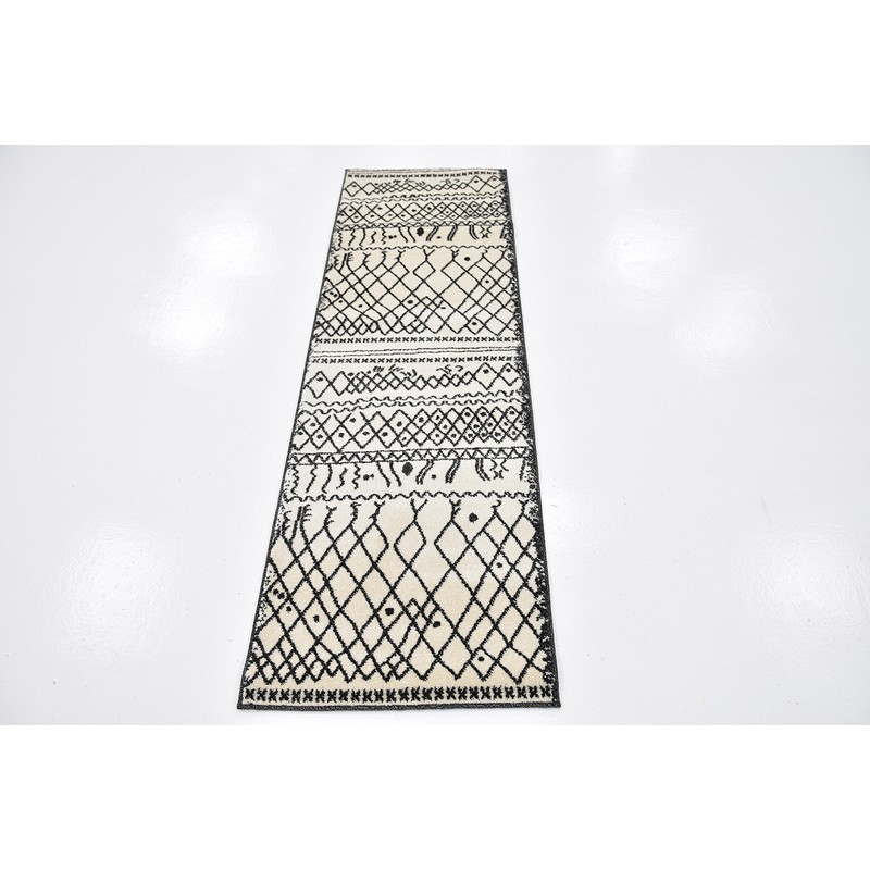 Unique Loom Fez Collection Tribal, Moroccan, Bohemian Area Rug, 2'