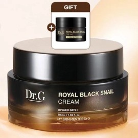 Dr.G Miracle House Dr. G Royal Black Snail Cream 50g+15g Additional Moisture Moisturizing Elasticity Cream Latest Manufactured Product 444392 / 미라클하우스 닥터지 로얄 블랙스네일크림50g+15g추가 수분 보습 탄력크림 최신제조상품 444392