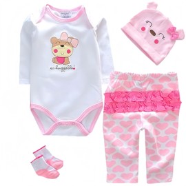 kgniess me Reborn Baby Dolls Clothes for 17-23 Inch Newborn Baby Doll Girl, Baby Doll Clothes Outfit Accessories fit 17-23 Inch Baby Doll Girl