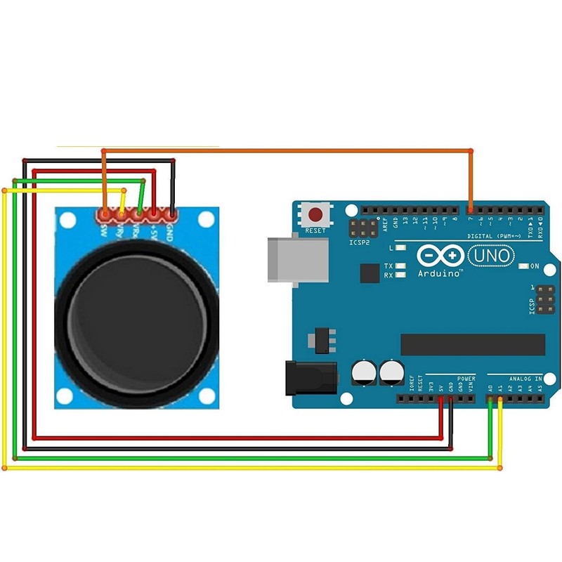 DIGISHUO 4Pcs Game Joystick Sensor Game Controller Sensor JoyStick Breakout