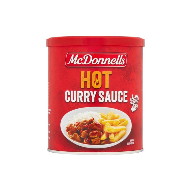 McDonnells Hot Curry Sauce 1L Tub 200g (7oz)