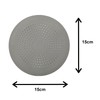 Hair Catcher Round Silicone Hair Stopper with Suction Cup Quick