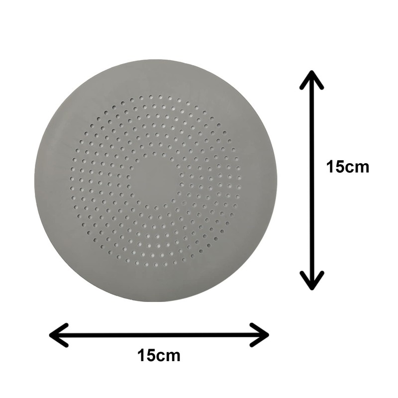 Hair Catcher Round Silicone Hair Stopper with Suction Cup Quick
