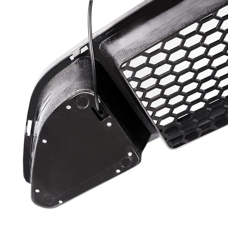 G-PLUS Front Upper Mesh Grille w/DRL LED Light Compatible with