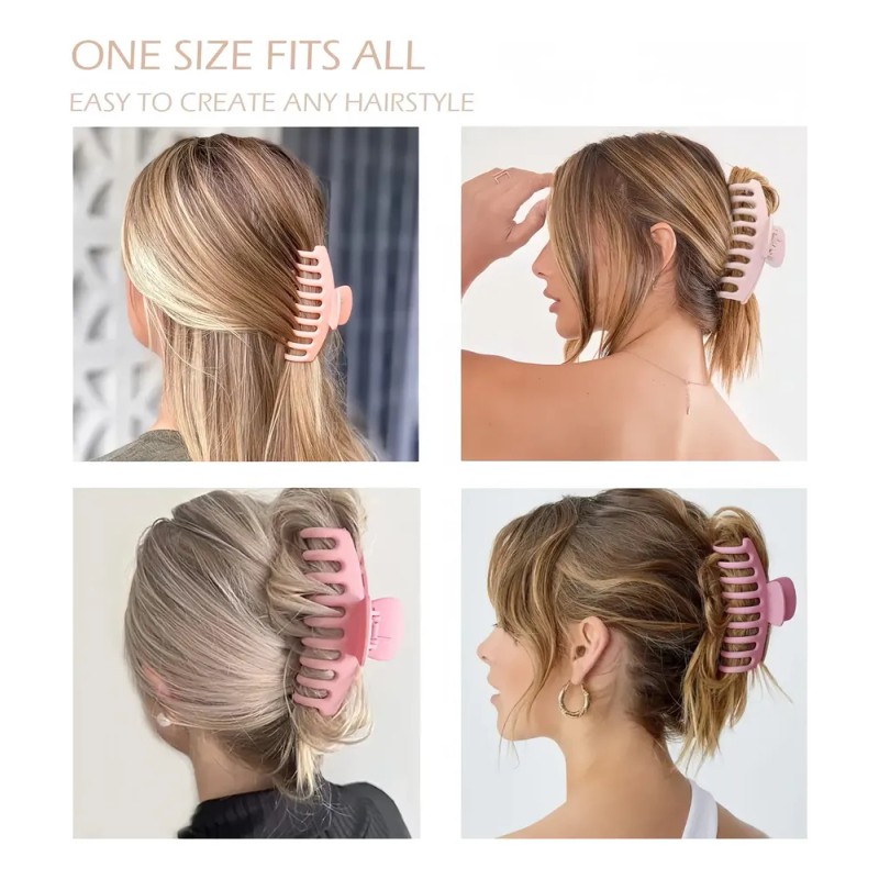 12 Pcs Pinzas For El Cabello, Garra Fuerte For Pelo