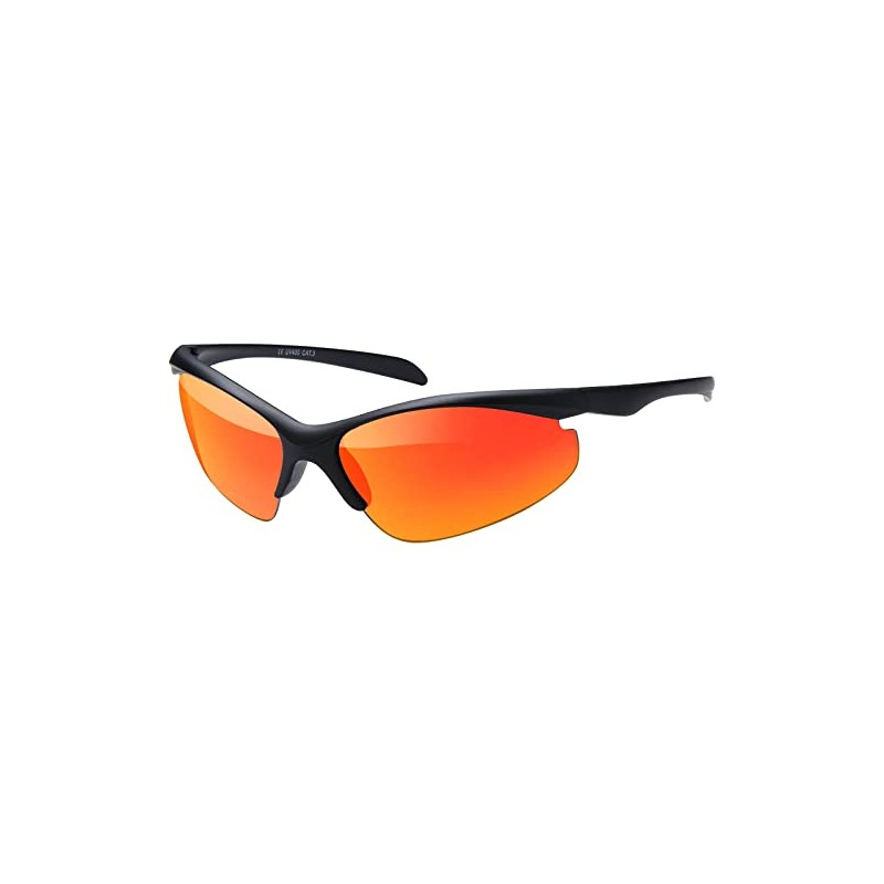 BEZLIT Sporty children's sunglasses for boys and girls, red