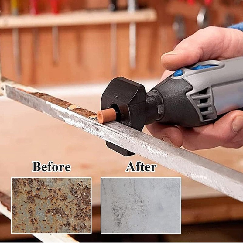 18pcs Corundum Grinding Tip Set, Stone Grinding Polishing Head, Sanding