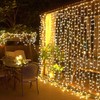 JMEXSUSS 300 LED Remote Control Curtain Lights, Plug in Fairy