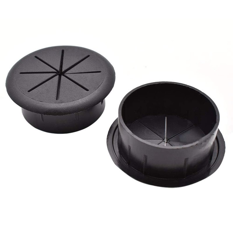Aifeier ET 2 Inch (50mm) Flexible Desk Grommets Wire Cord