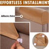 Stretch Armrest Covers Velvet Arm Covers for Chairs Couch Sofa