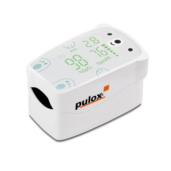 Pulox PO-235 Pulse Oximeter for Children for Measuring Oxygen Saturation, Pulse Rate and PI - with Alarm Function