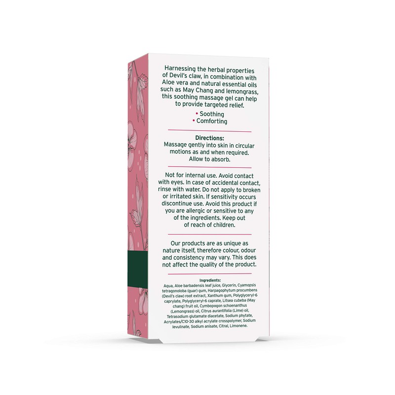 Devil's Claw Gel with Organic Aloe Vera, Natural, Vegan, Cruelty