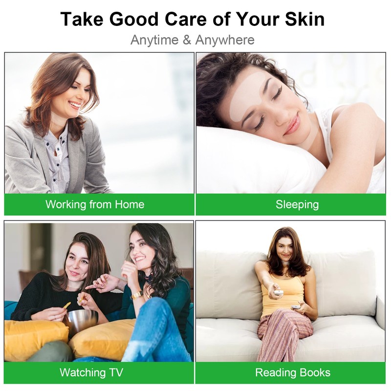 Facial Patches Wrinkle Remover Pads for Forehead Neck Chest Anti
