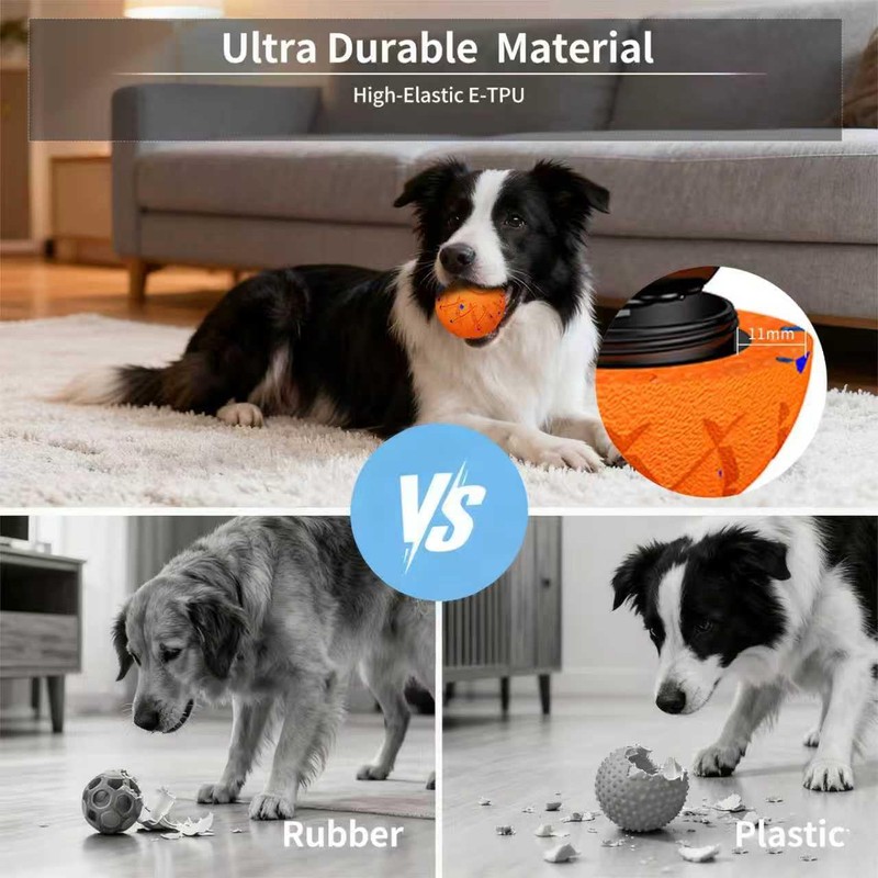 hipibbo Interactive Dog Toys Dog Ball, Durable Motion Pet Toys