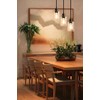 MAXvolador Industrial 3-Light Pendant Light, Adjustable Hanging Light Fixture with