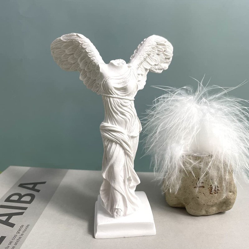 XinTX 5.9 Inch Greek Victory Goddess Resin Statue,The Winged Victory