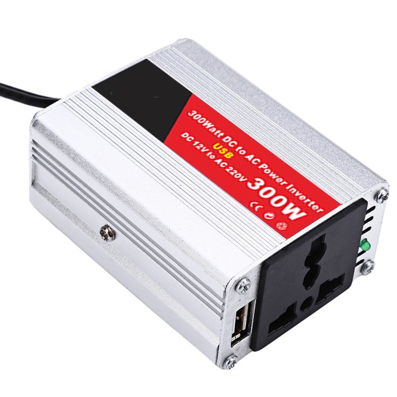 Portable Inverter Car Power Inverters DC12Volt To AC220Volt Transformer 300W