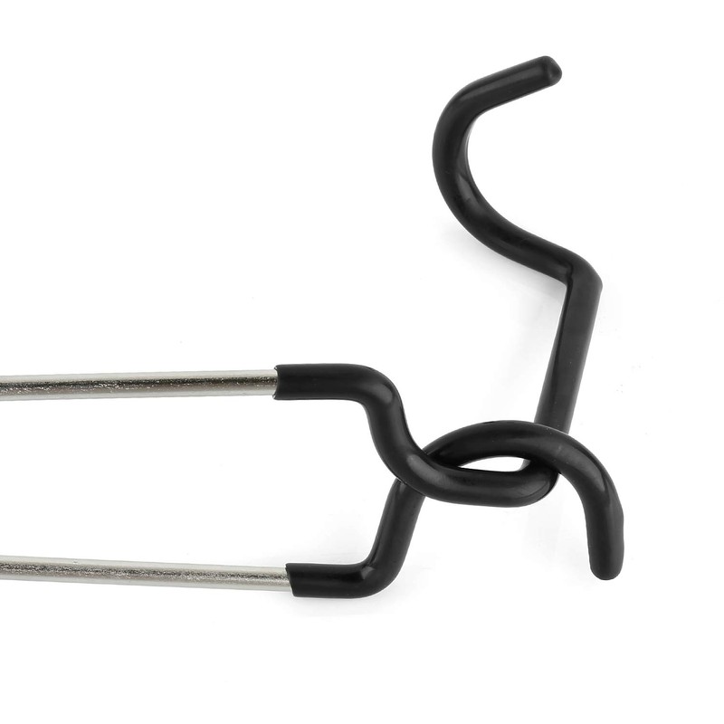 FLYFLYGO 2 Pcs Stainless Steel Silver Lantern Hangers Lantern Hooks